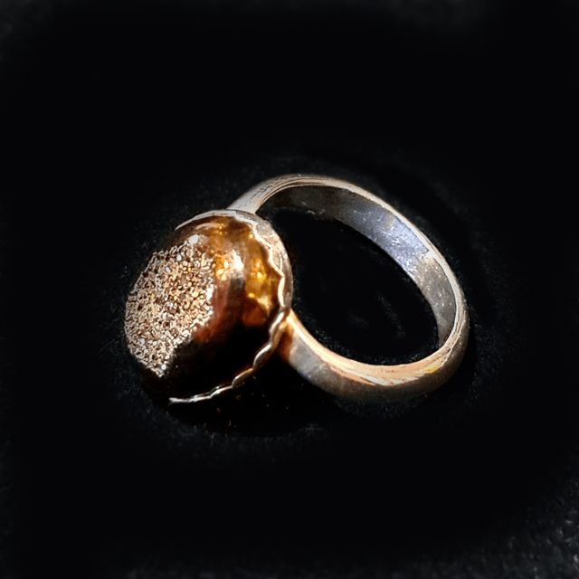 Chocolate Druzie Ring